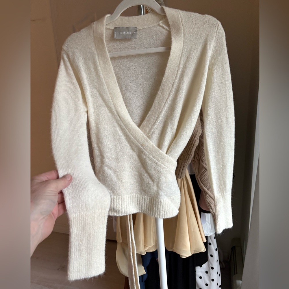 Everlane cross cross sweater